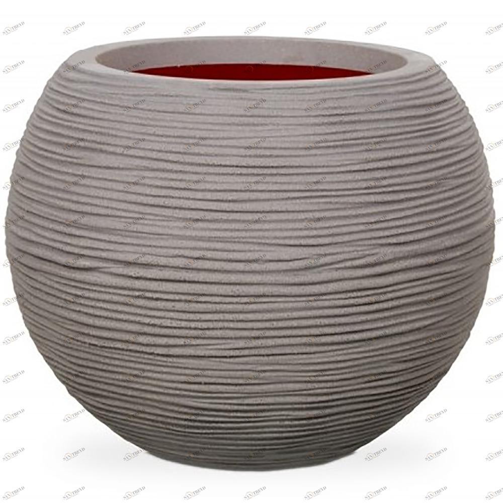 Ваза рельефная серая 62 см "Бирмингем" CAPI EUROPE - 222011 Серый 