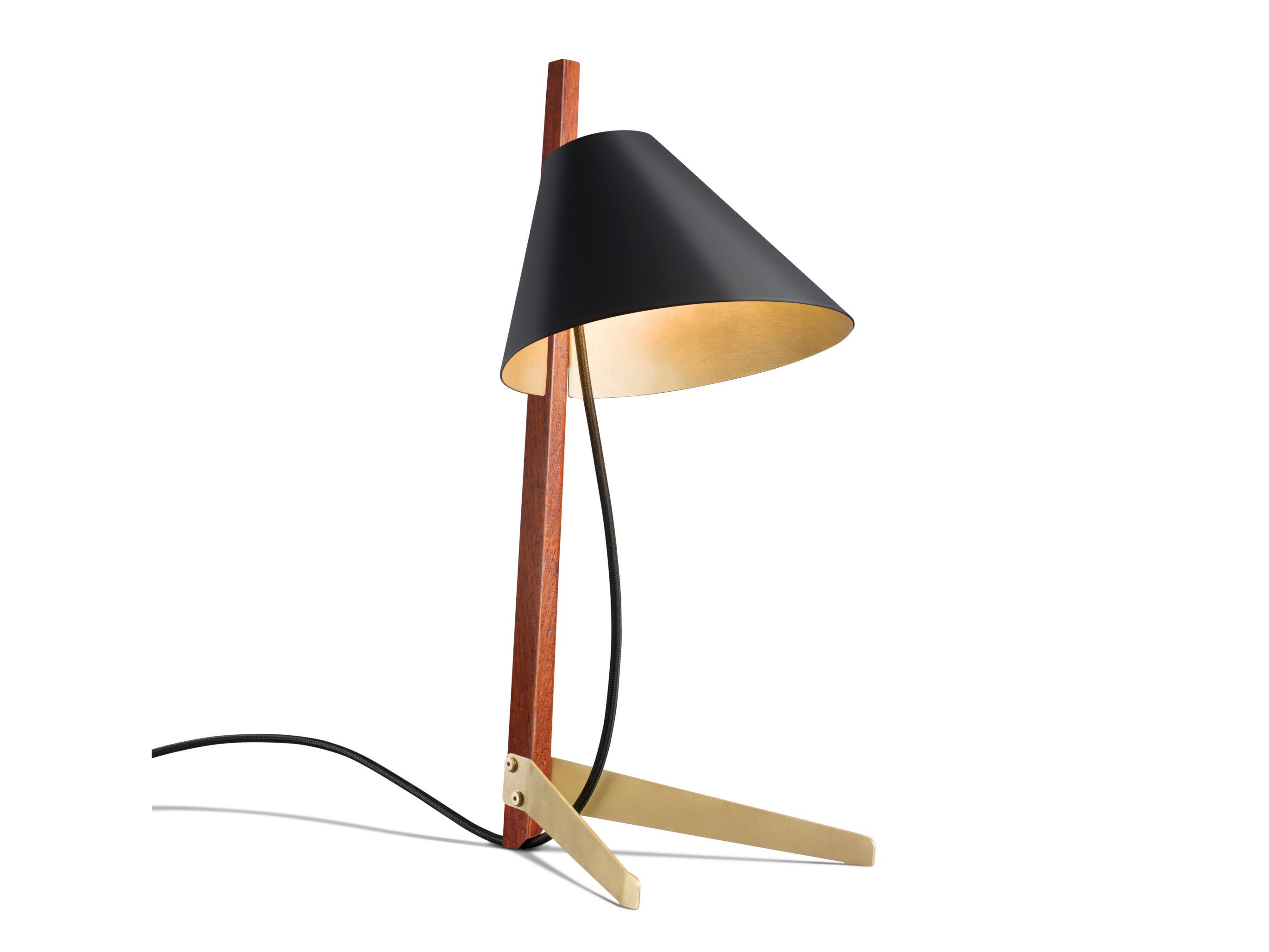 Настольная лампа из металла и дерева Kalmar Билли ARCH-00152846