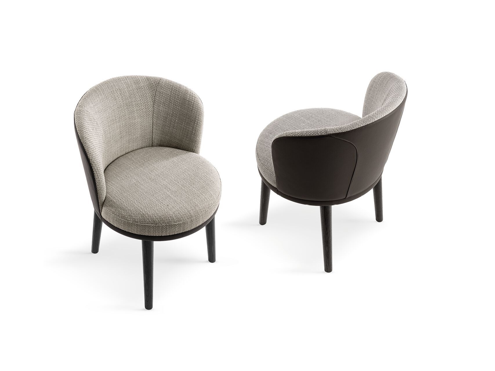 Тканевый стул с деревянными ножками EFORMA имбирь ARCH-00048730 - Вид №2