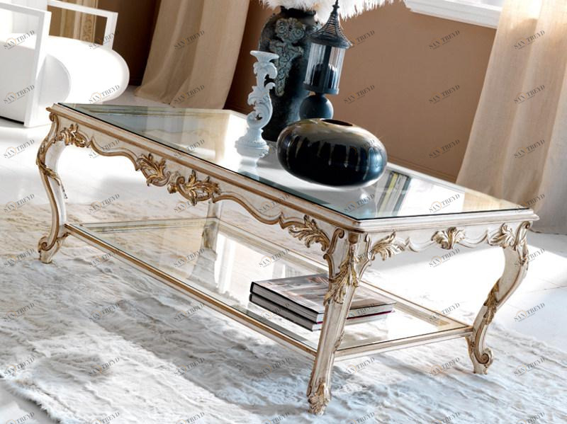 Grifoni Silvano Низкий прямоугольный журнальный столик в классическом стиле для гостиной sun-id-1434690