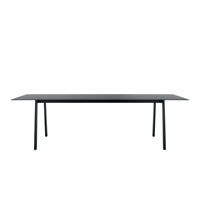 Salinero 1004 Стол с 4 стальными ножками и столешницей из сплошного ламината HPL 260x100. Утопленные ножки. Et al. Salinero