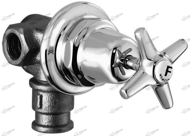 RUBINETTERIE STELLA Смеситель для умывальника настенный на одно отверстие Italica It01101