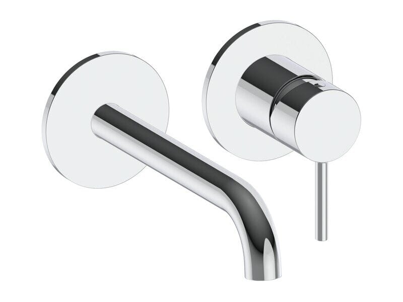 Однорычажный смеситель для раковины с 2 отверстиями и автоматическим сливом CRISTINA Rubinetterie Phi ARCH-00006546