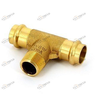 Тройник пресс-Н 22х3/4'х22 IBP P4132G02206022