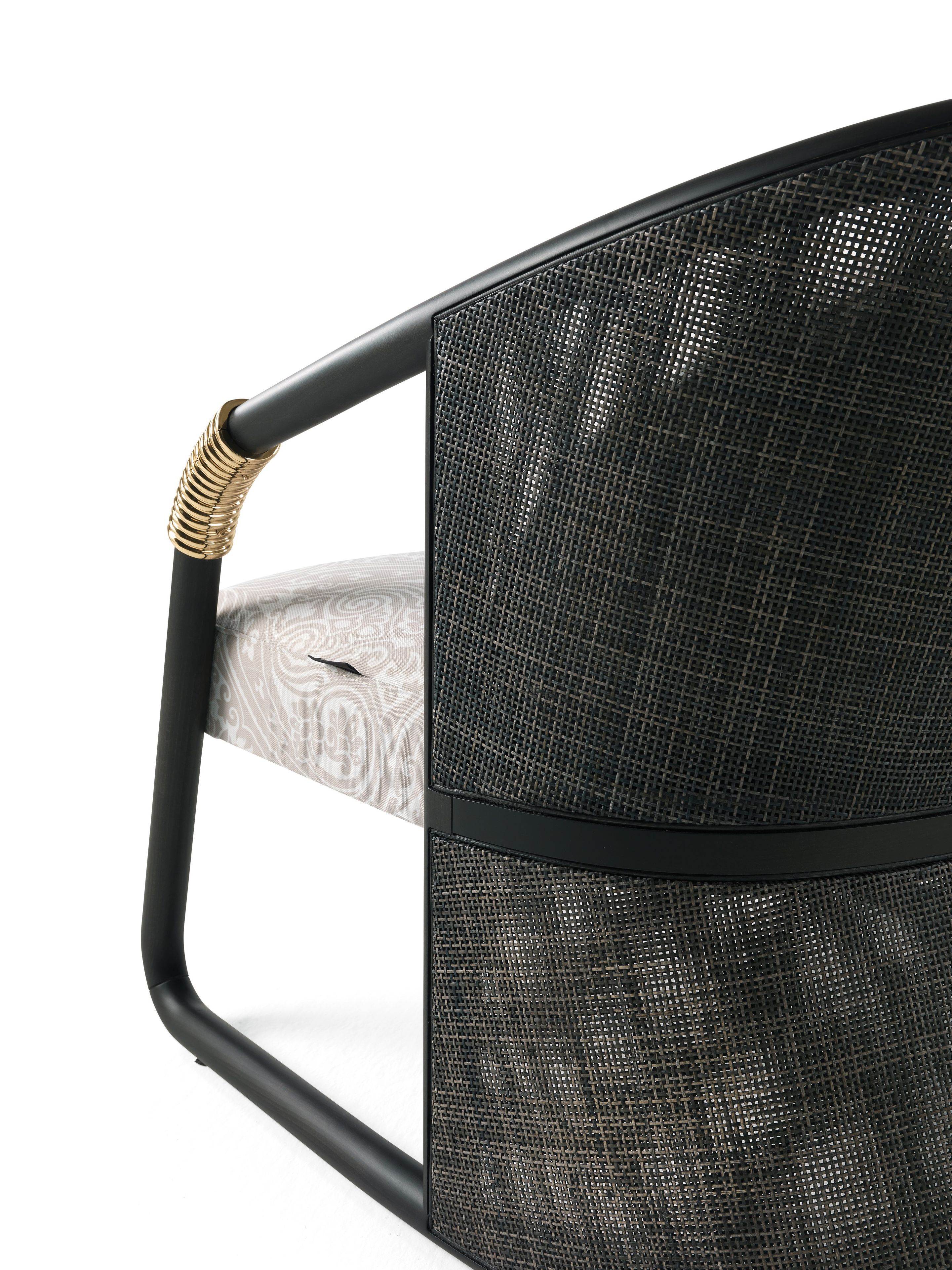 Тканевое кресло с подлокотниками ETRO Home Interiors Hamar ARCH-00009476 - Вид №5