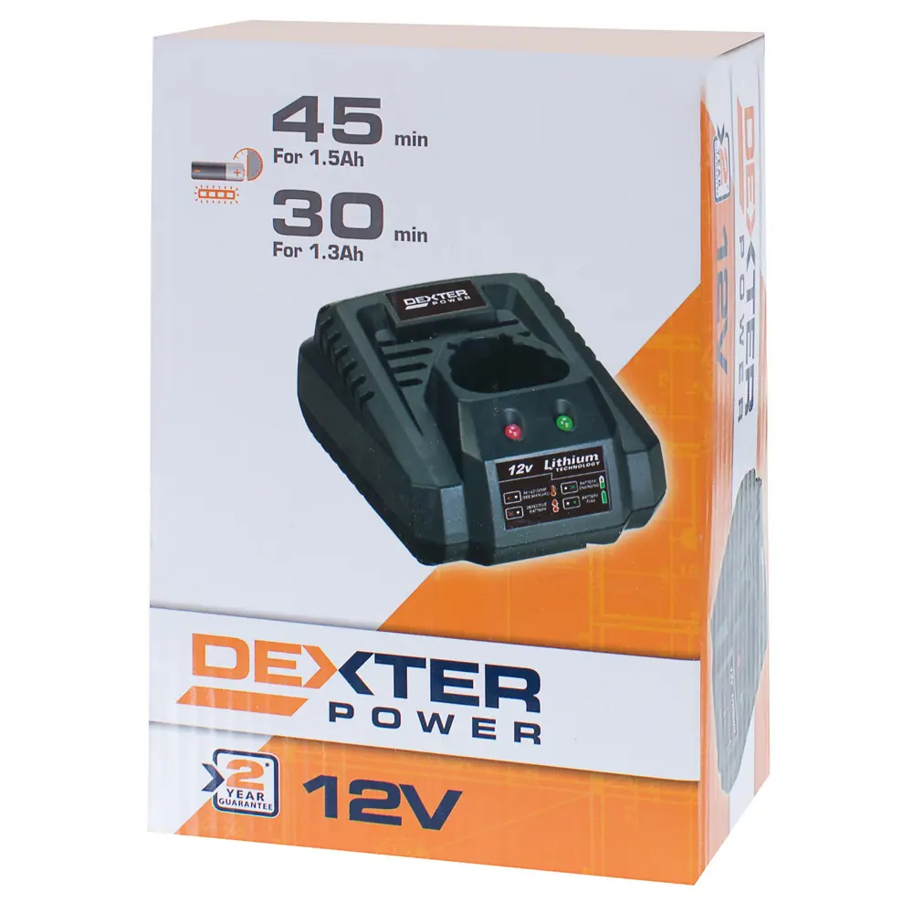 Зарядное устройство Dexter, Li-ion, 12 В 18196398 STLM-2119691 DEXTER POWER  - Вид №3