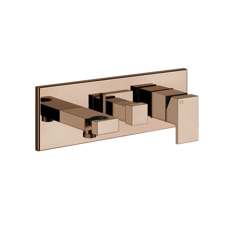 Смеситель для ванны-смеситель для душа 44910 030 Gessi Rettangolo МЕДЬ PVD 44910030