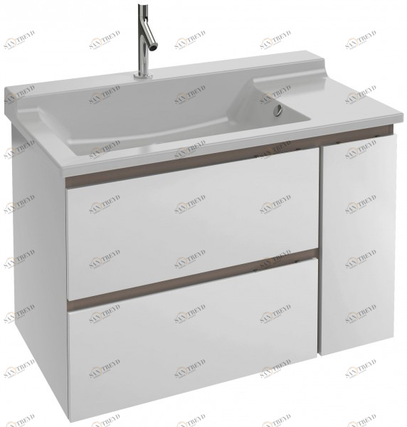 EB1334-N28 Мебель под раковину-столешницу 100 см, 2 выдвижных ящика + 1 внутренний ящичек Jacobdelafon SOPRANO Santreyd