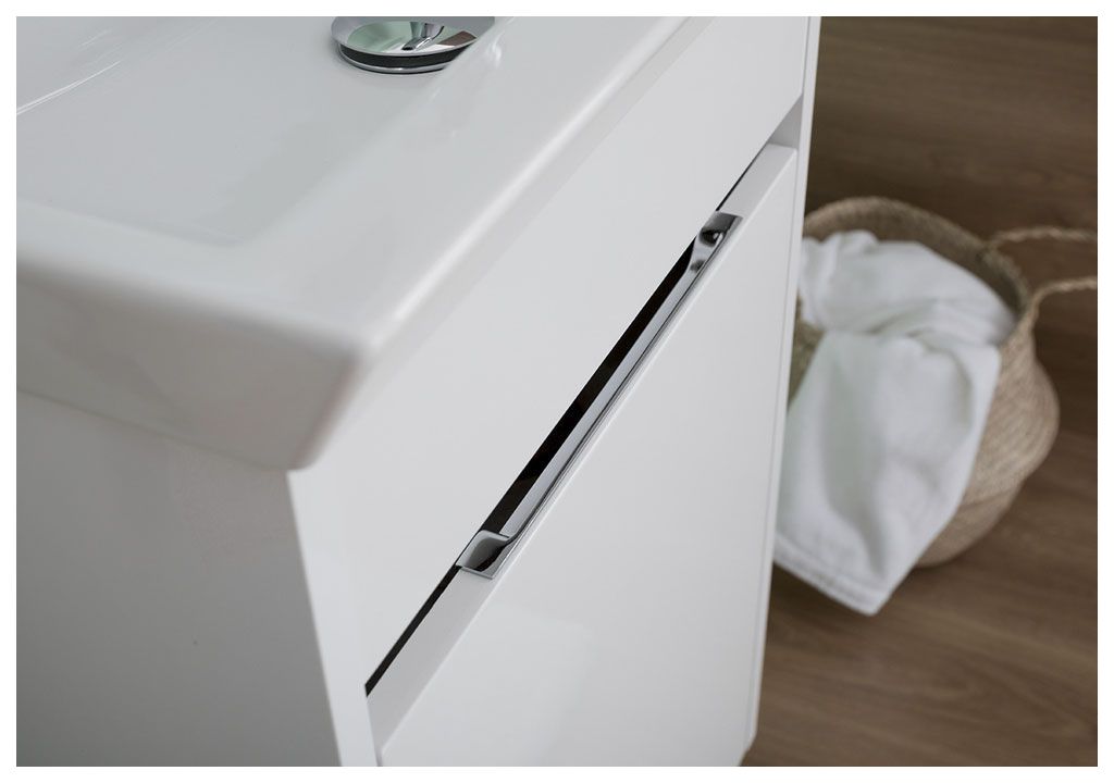 Тумба с раковиной Aquanet Дувр 45 белый 0018260700182339 - Вид №7