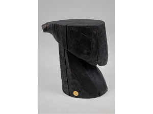 Дубовый журнальный столик / табурет