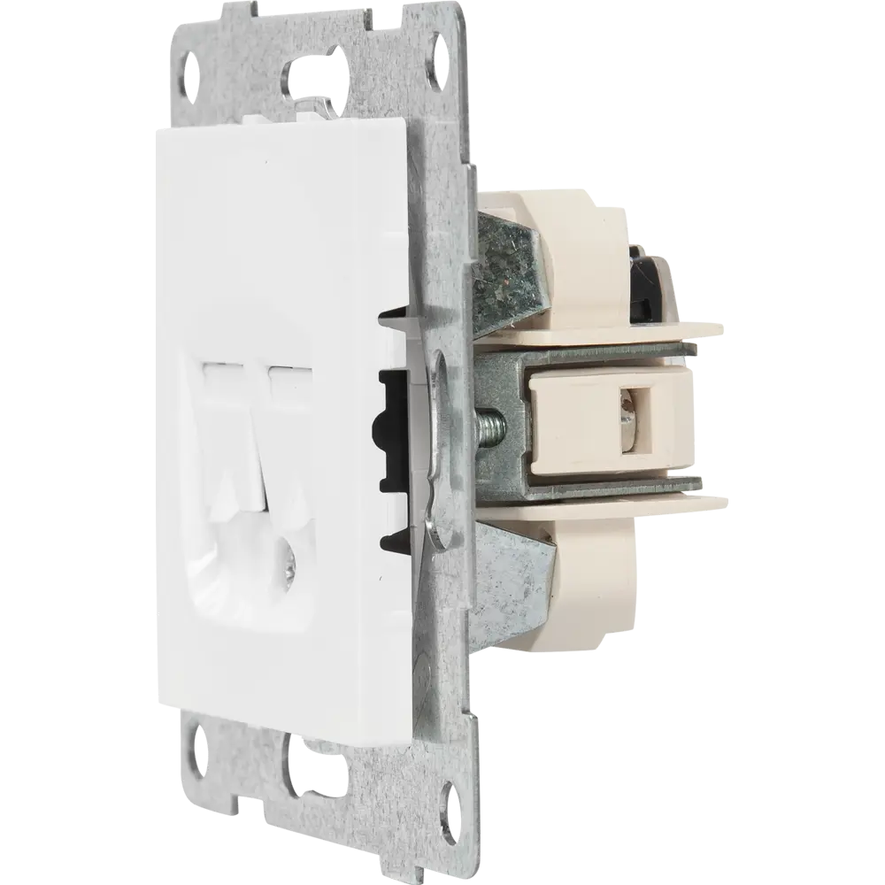 Двойная телефонная розетка GUSI Electric Ugra RJ12 для проводной связи 83864410 STLM-0045195 - Вид №4