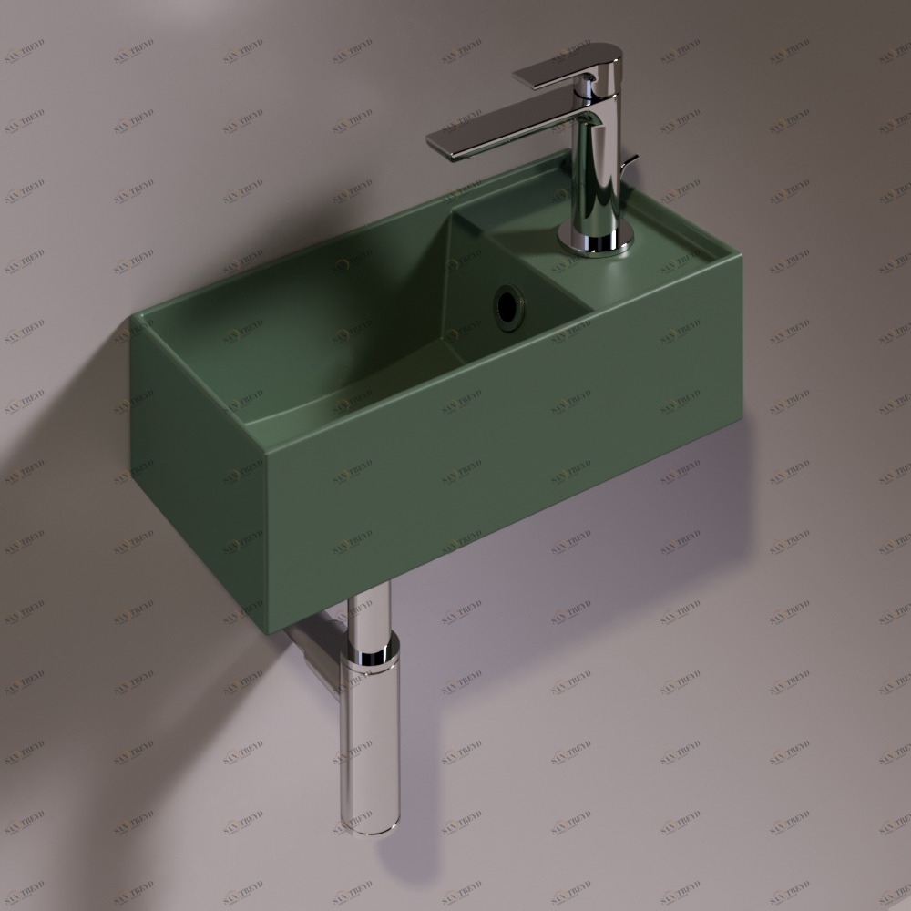 AG20MIRTOMATT Подвесная раковина настенная прямоугольная Simas Agile