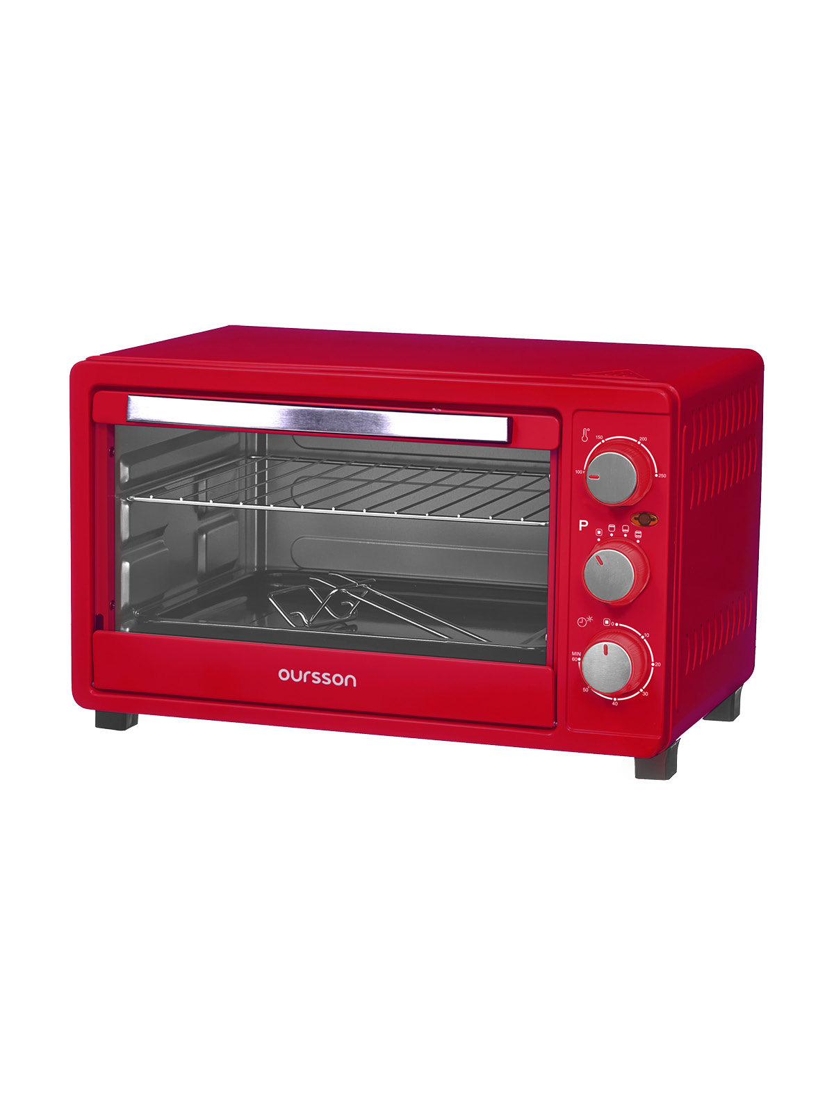 9914598 Мини-печь Oursson MO2325/RD красный STDN-0144350 - Вид №1
