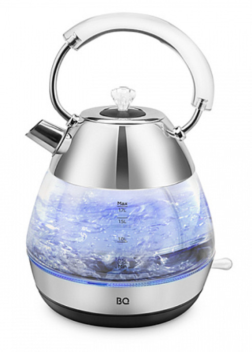 9072999 Электрочайник BQ KT1737G серебристый STDN-0101071