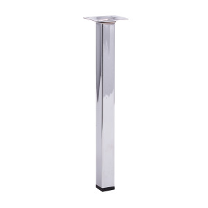 Ножка мебельная квадратная , 300x25x25 мм, хром LJPS0277 Public Steel Россия