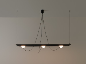 Стальной светодиодный подвесной светильник