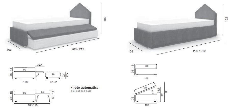Twils Односпальная кровать Max sun-id-1376207 - Вид №2