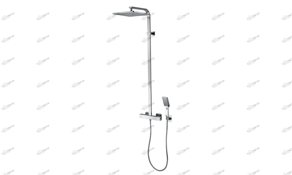 L40001 Душевая колонна COSMO 280 x 280 mm - Termostatico BOSSINI 