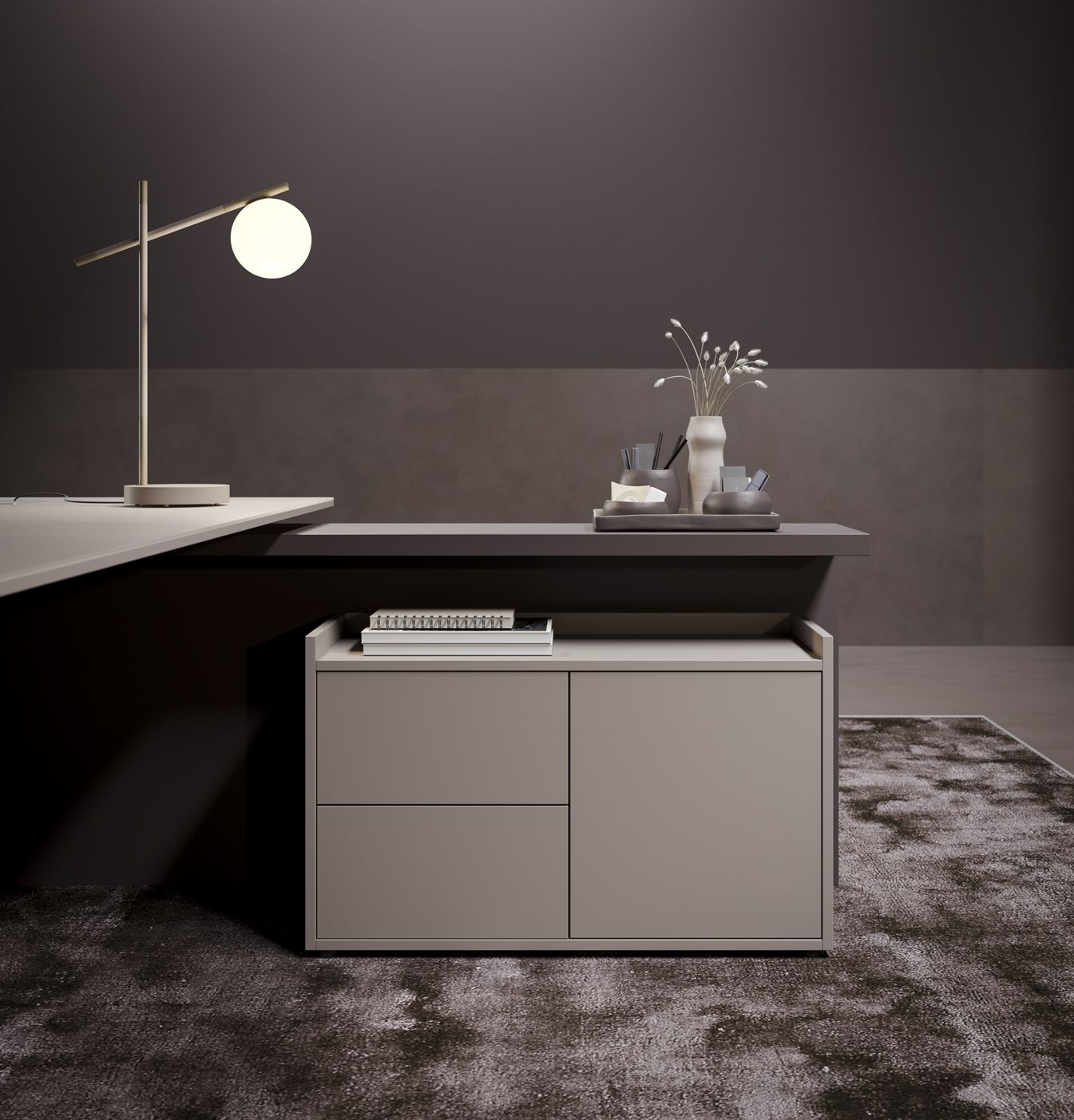 Исполнительный стол PROF тонкий ARCH-00139828 - Вид №2