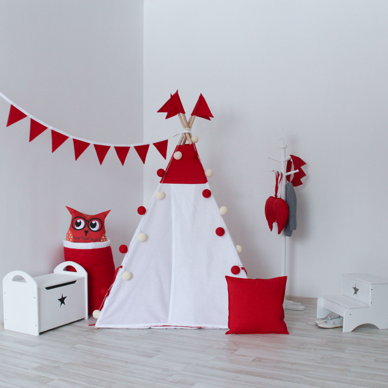 Наволочка 40х40 см Simple Red VAMVIGVAM SIMPLE RED 281801 Красный Santreyd  - Вид №4