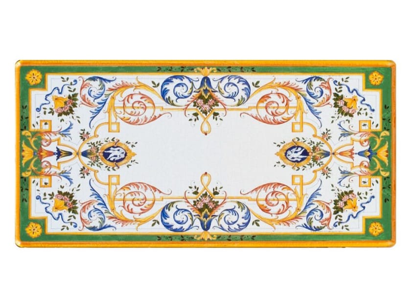 Прямоугольный стол из лавового камня Grandi Maioliche Ficola классическая ARCH-00027323