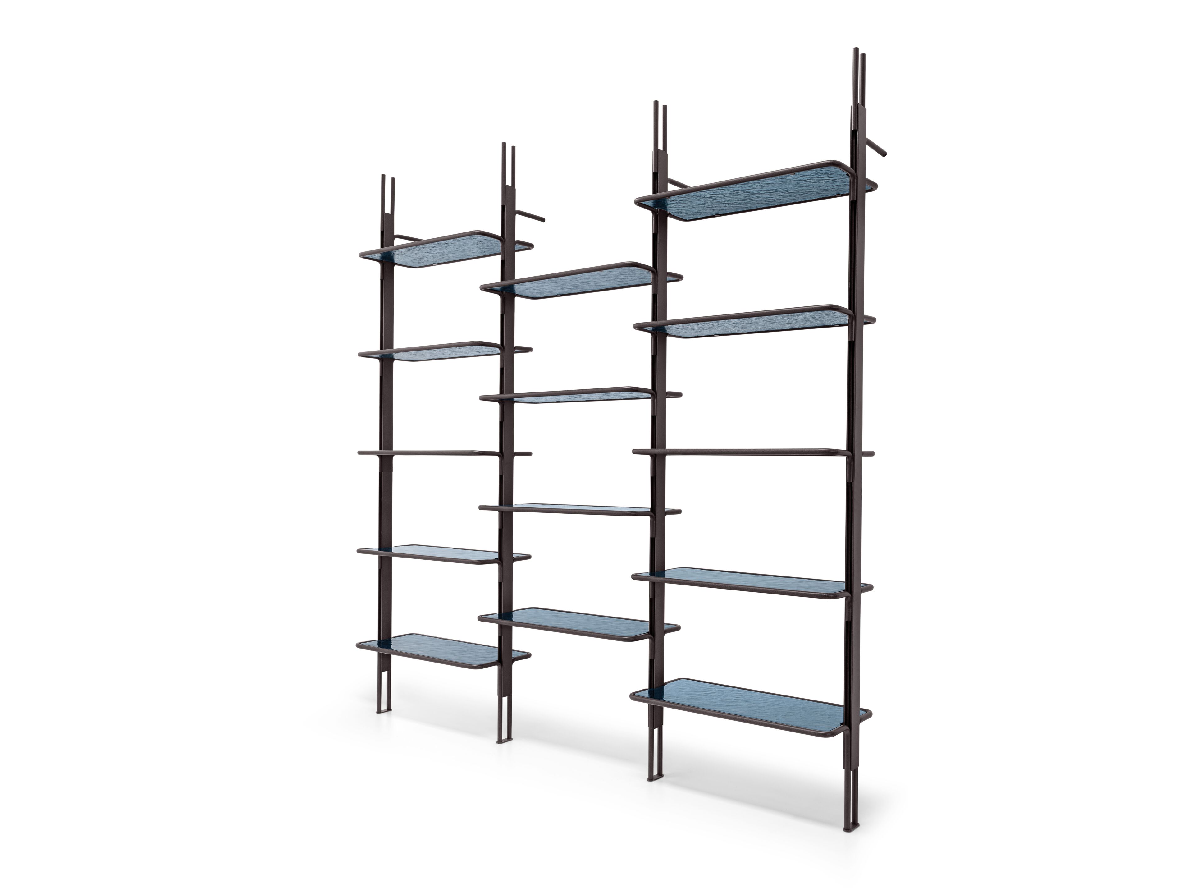 Книжный шкаф из стекла и металла Arketipo ROXANNE ARCH-00090993 - Вид №1