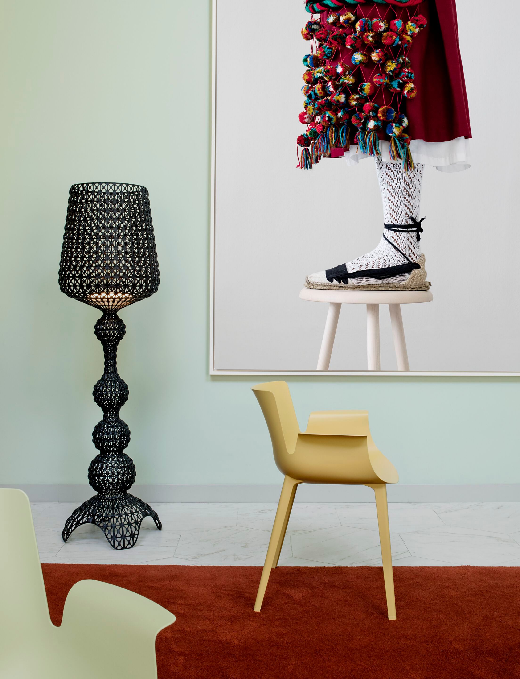 Полимерное кресло с подлокотниками Kartell PIUMA ARCH-00063016 - Вид №2