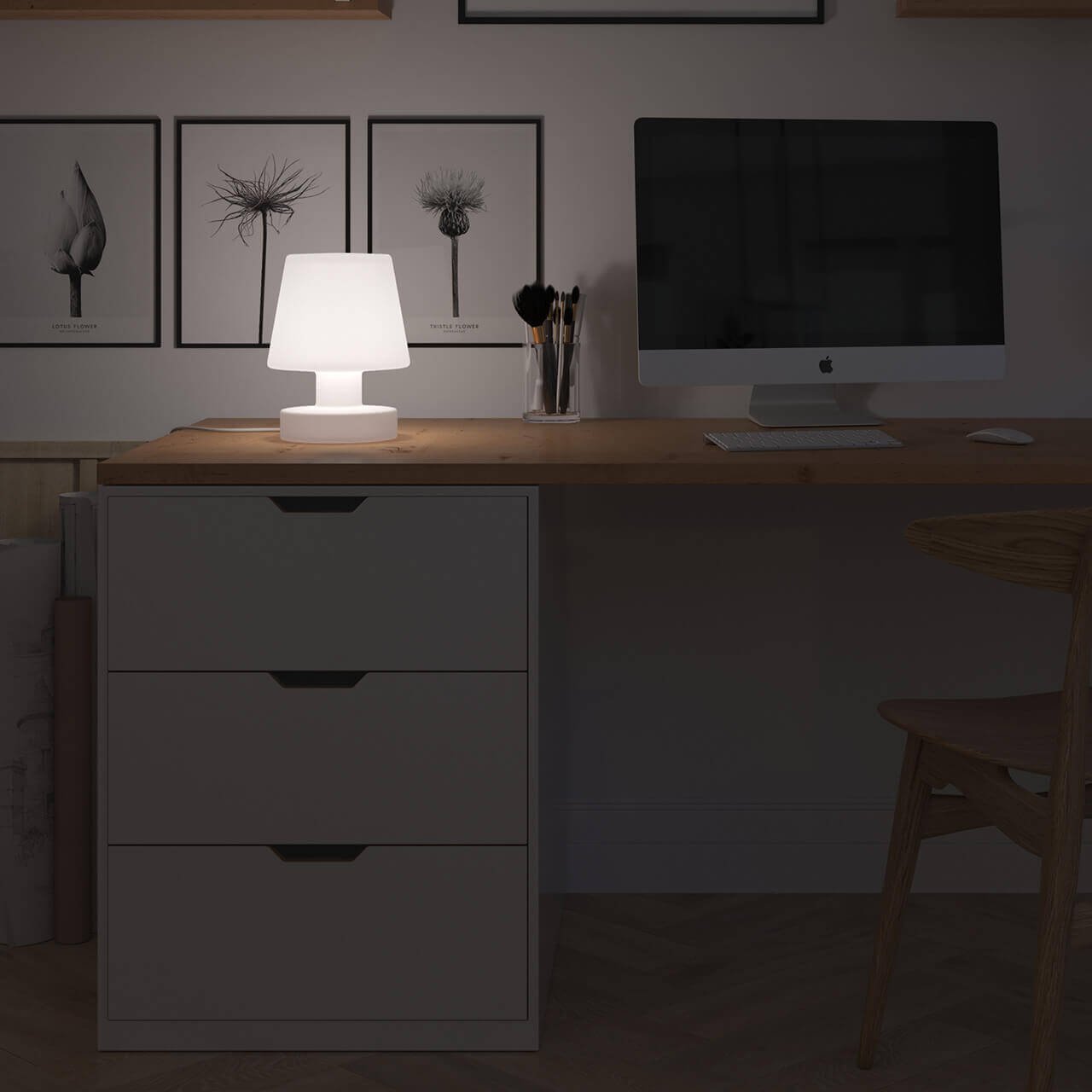 Настольная лампа M3light Classic 72423540 M3LIGHT КЛАССИЧЕСКИЕ 314052 Белый  - Вид №2