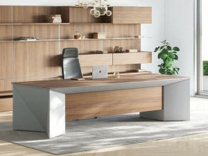 Ersa Прямоугольный письменный стол из дерева со встроенной полкой