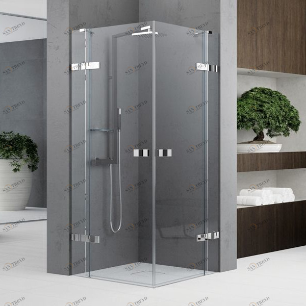 Novellini. Душевой уголок 100x100 см A на брекетах GALA 2 GALA2A1001K