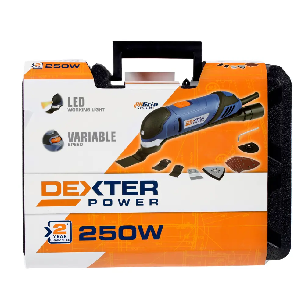 Реноватор Dexter 250 Вт, набор аксессуаров DEXTER POWER STLM-2174570 - Вид №3
