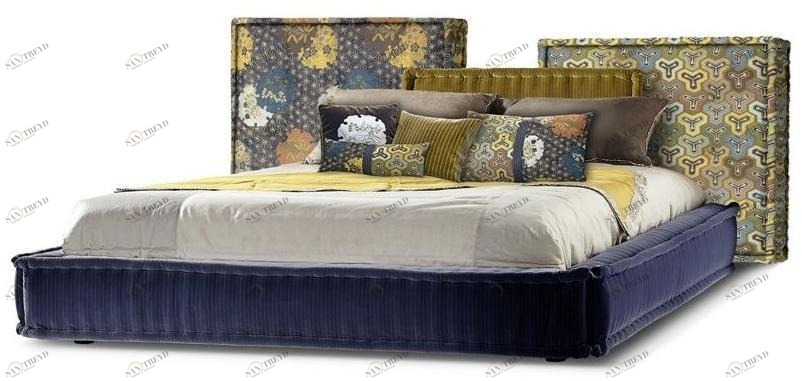 Roche Bobois Кровать с обивкой из ткани Mah jong sun-id-1395477