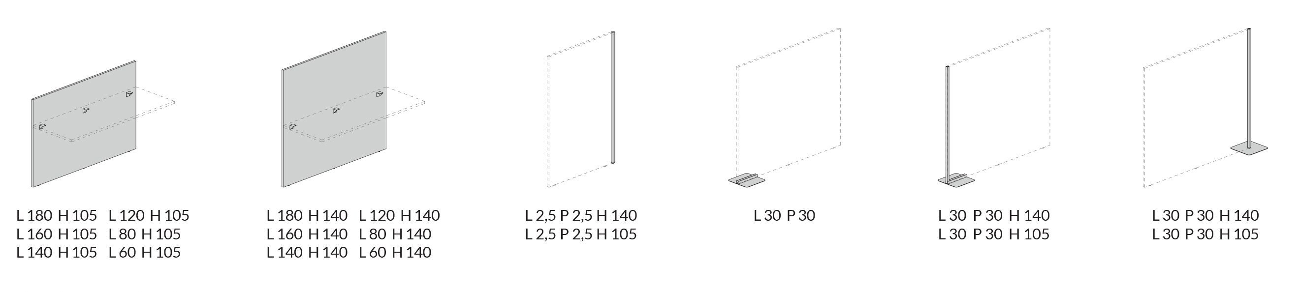 Многосторонний стол из меламина с разделительными панелями About Office Funny ARCH-00058458 - Вид №2