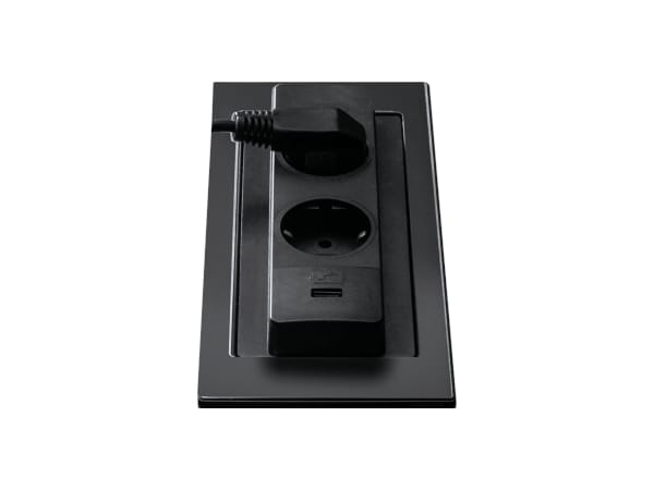 Электрическая розетка из нержавеющей стали с USB Barazza 1PPBN ARCH-00137446