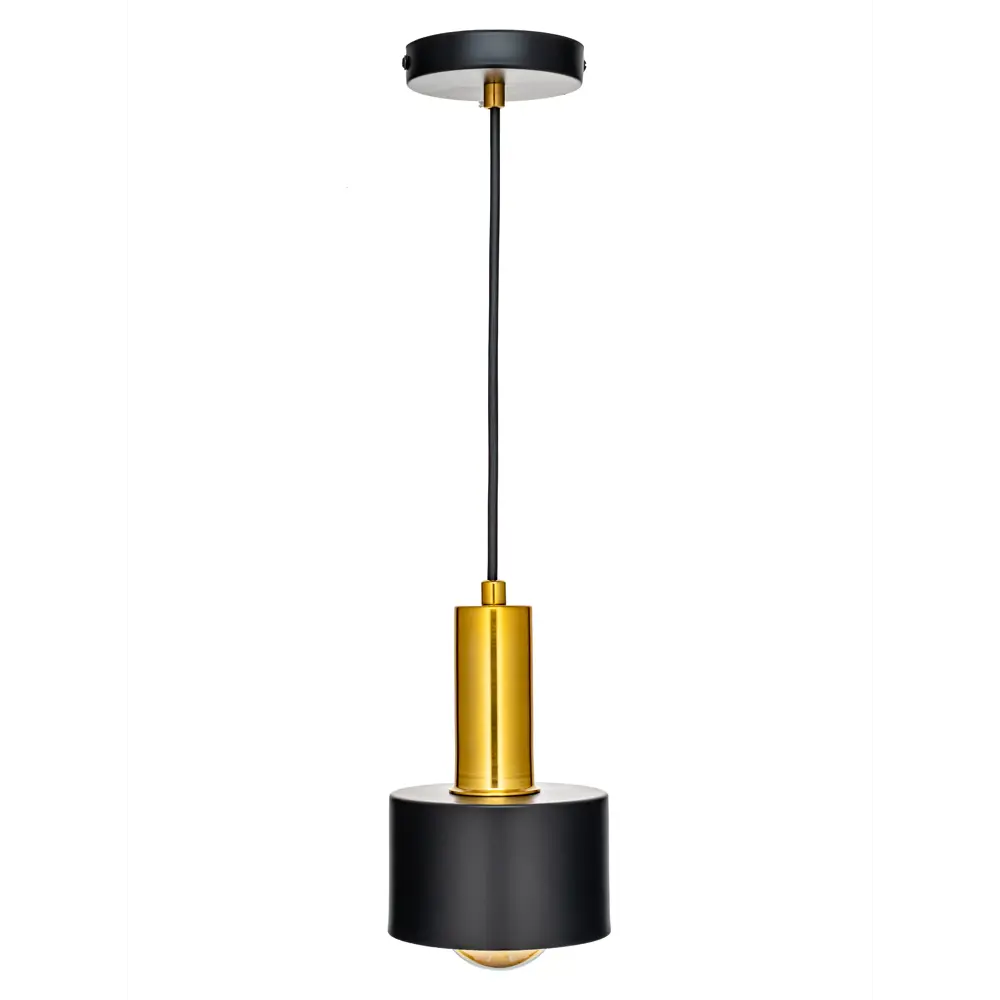 Светильник подвесной Mons, 1 лампа, 5 м², цвет чёрный LAMPLANDIA STLM-2185489 - Вид №2