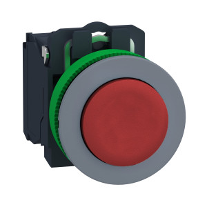 XB5FLCUST02 КНОПКА 22ММ КРАС, ЗАПОДЛИЦО, 1НЗ, CUST Schneider Electric Harmony XB5