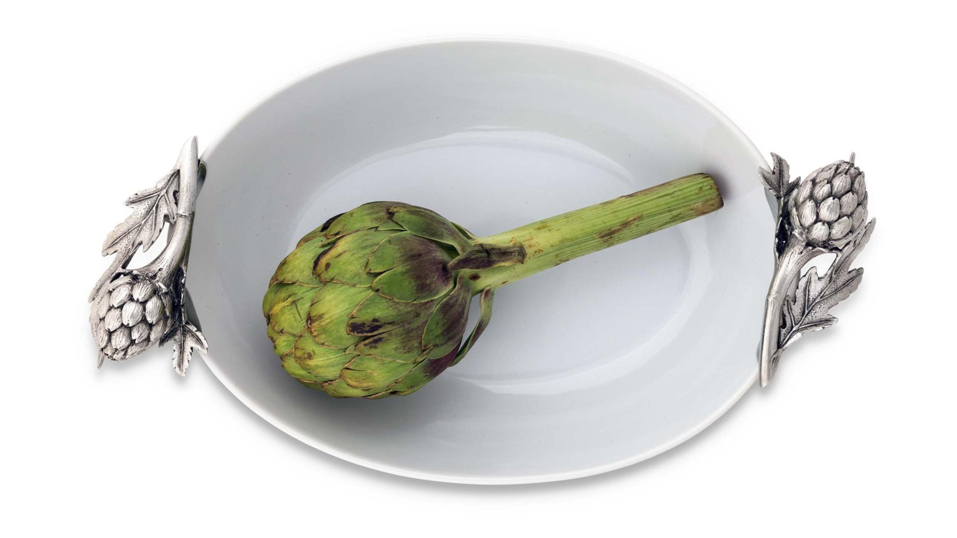 10648842 Vagabond House Блюдо сервировочное Vagabond House Артишок 36х22см, керамика Керамика  - Вид №3