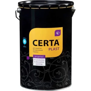 Эмаль Certa Plast полуглянцевая цвет золото 20 л 82213182 STLM-2032752