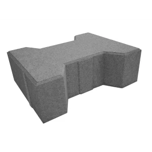 Плитка тротуарная Тавр 182x157.5x70 мм цвет черный 85263252 STLM-2185172