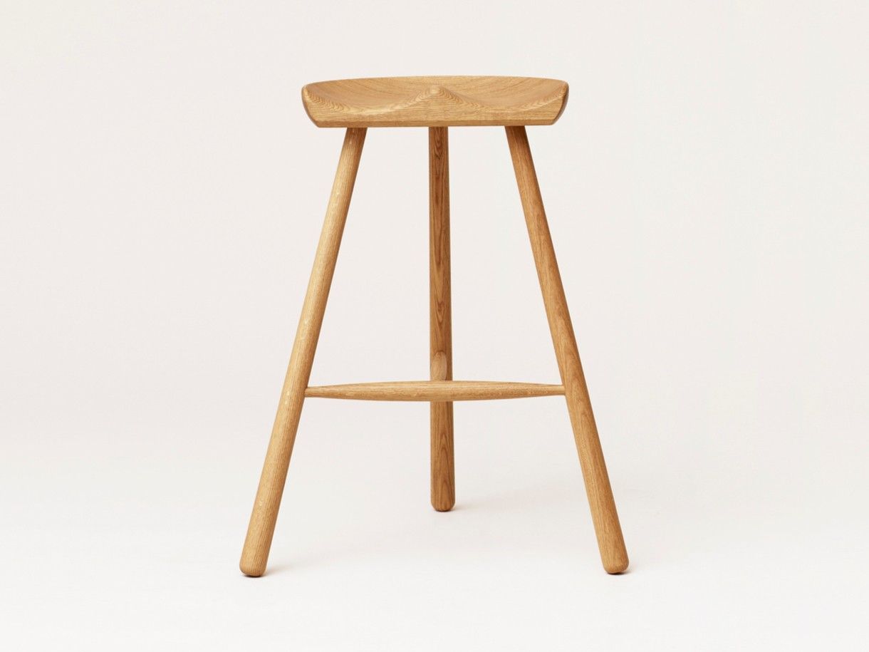 Высокий дубовый стул с подставкой для ног Form & Refine Shoemaker Chair™ ARCH-00129400 - Вид №5