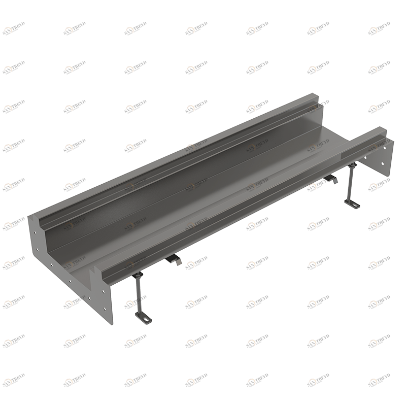 Промышленный коробчатый желоб из нержавеющей стали AISI 304 ALCAPLAST APR11101