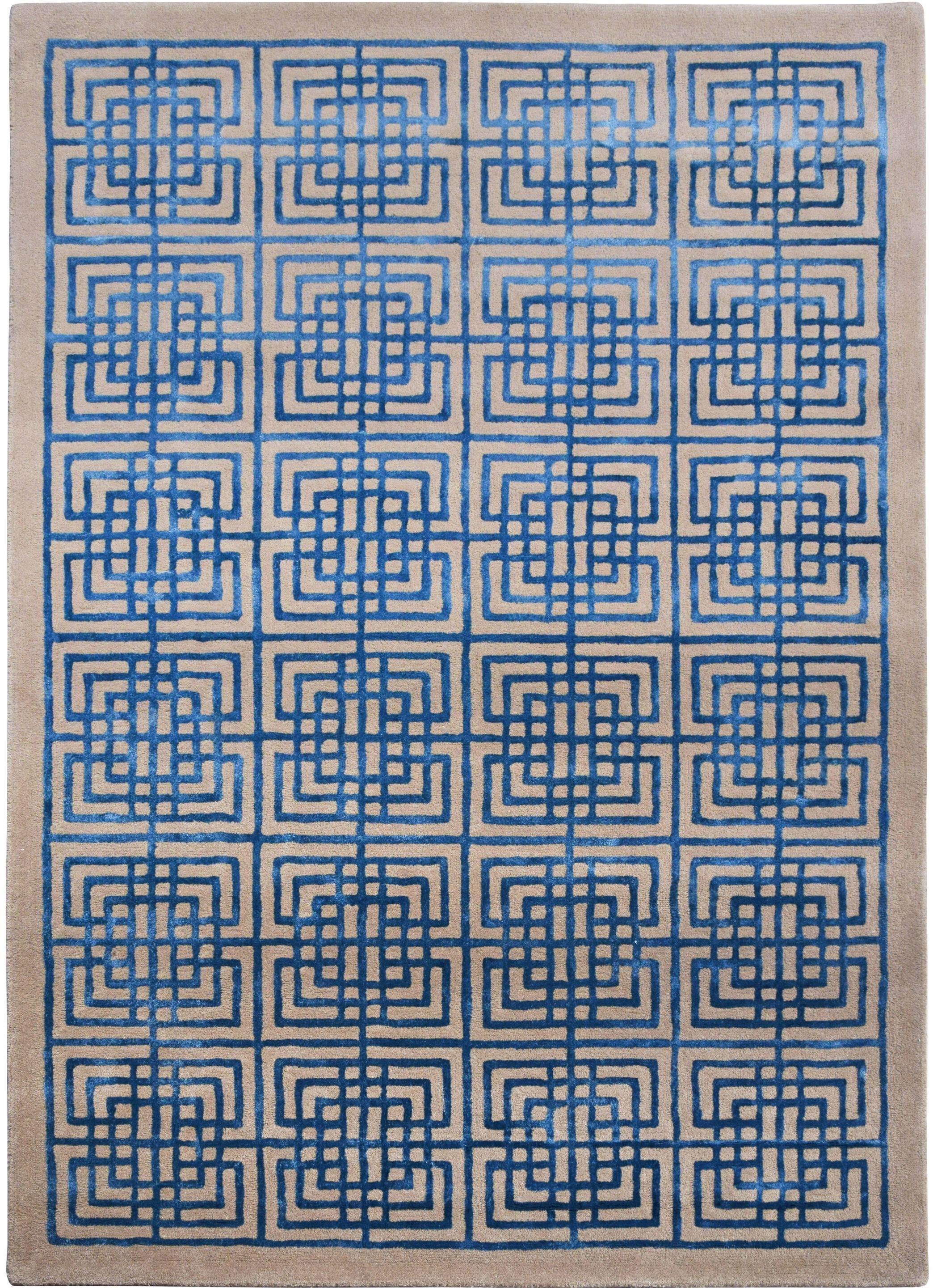 Прямоугольный ковер с длинным ворсом с геометрическим рисунком Ademi Exclusive ARCH-00075450 - Вид №5