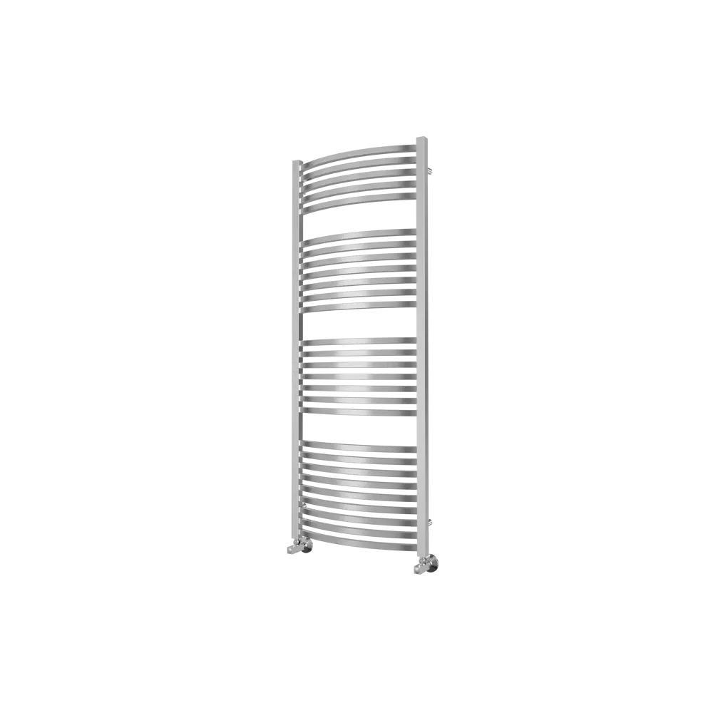 Полотенцесушитель водяной Мира П28 137x52 см, нержавеющая сталь, 1" ВАРМО STLM-2164387