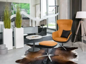 Febrü Кресло поворотное на 4-х спицах с высокой спинкой