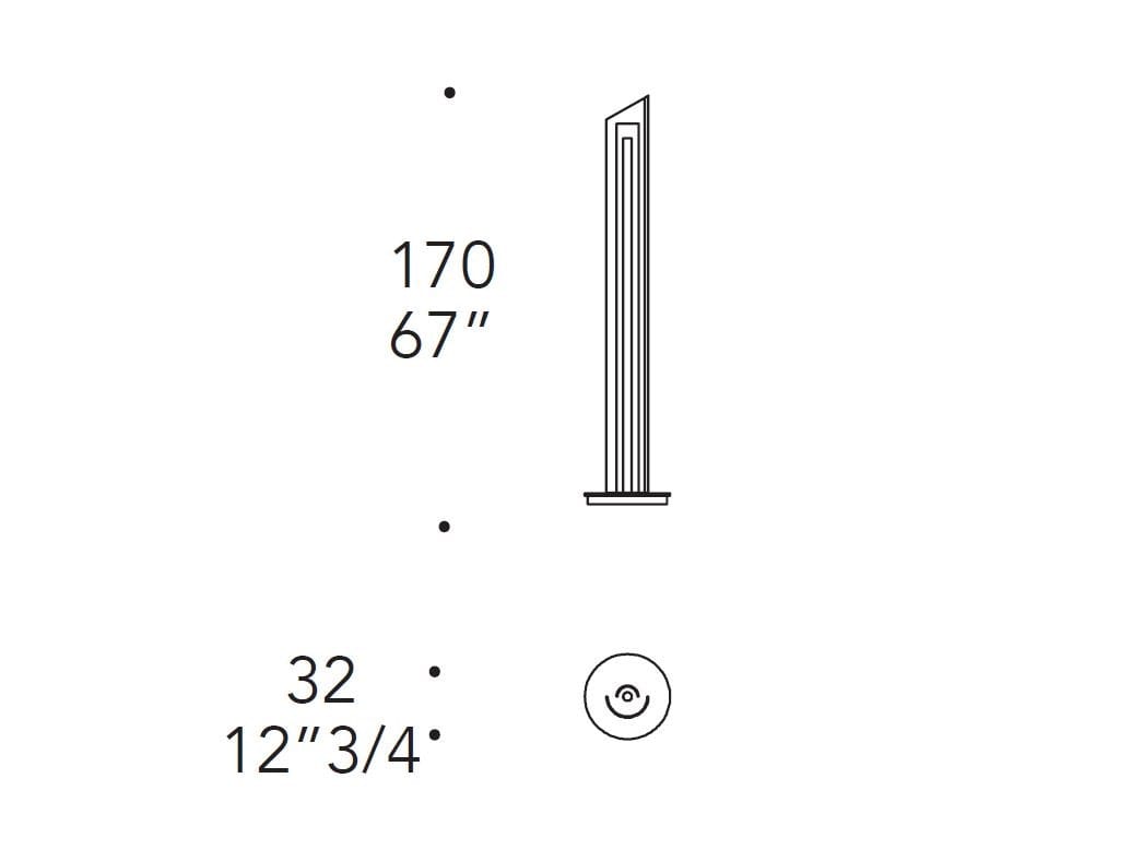 Стеклянный светодиодный торшер REFLEX ARCH-00093192 - Вид №2