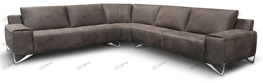 Rossini Sofas Угловой диван в коже sun-id-1433509