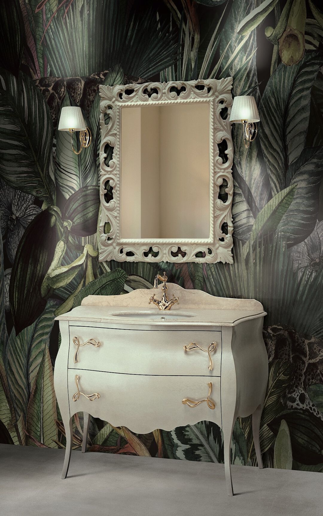 Напольная двойная раковина с ящиками Gaia Mobili Classic ARCH-00036019 - Вид №1