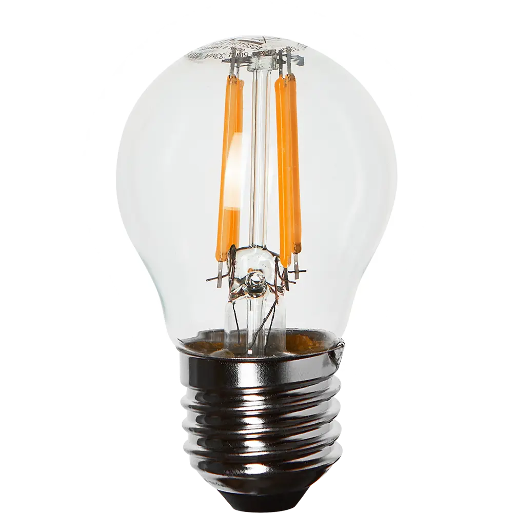 Lexman LED лампа E27 шар с теплым светом 5W 82991673 STLM-1512942 - Вид №1