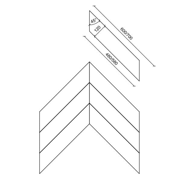 Дубовый паркет Bassano Parquet геометрия-Шипы ARCH-00101738 - Вид №1