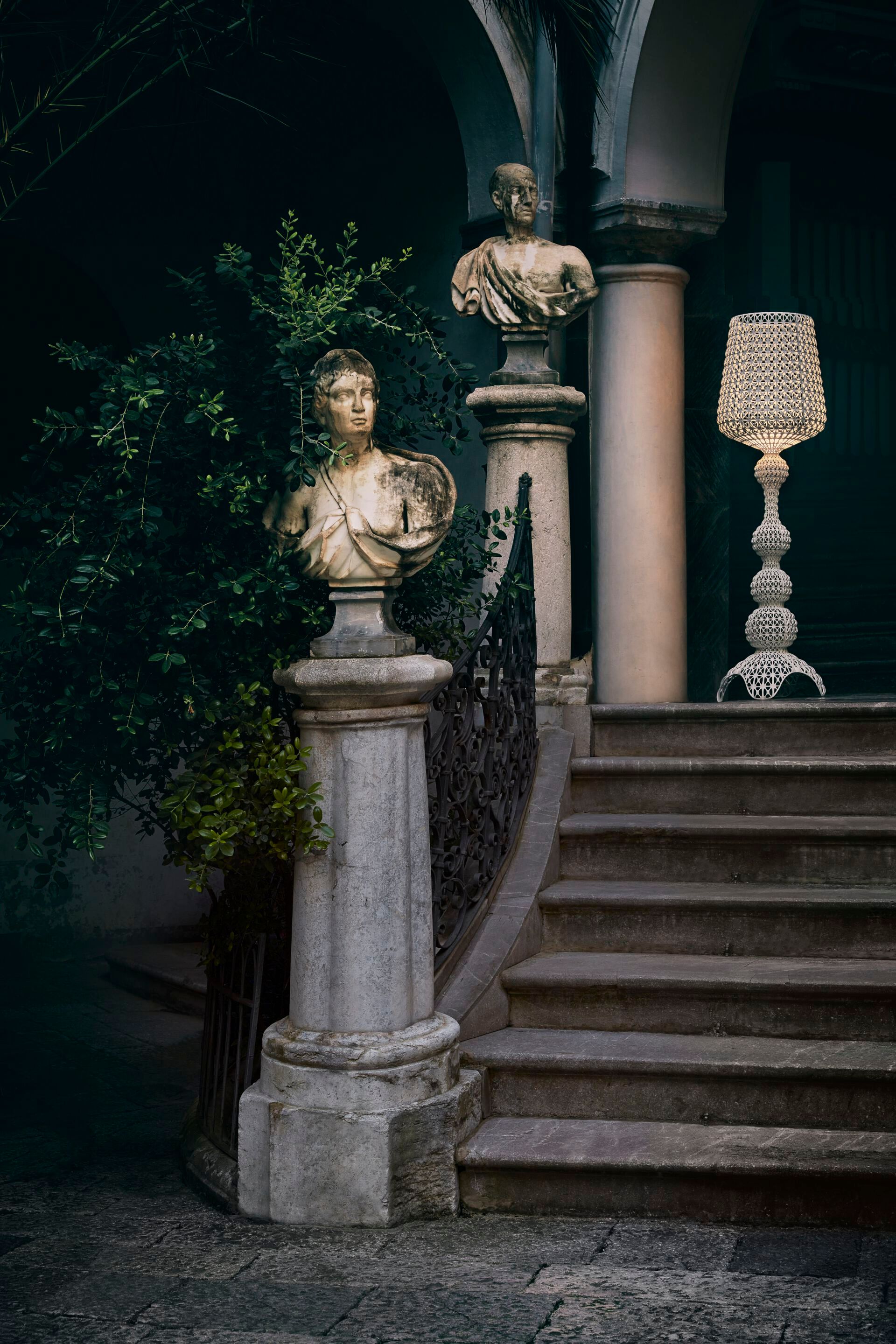 Светодиодный напольный светильник из инженерного пластика с диммером Kartell Кабуки ARCH-00027879 - Вид №21